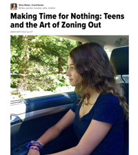 Making Time for Nothing: Teens and the Art of Zoning Out